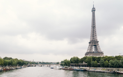 Lake and tower  from Chrome web store to be run with OffiDocs Chromium online