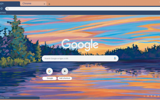 lakeside sunset  from Chrome web store to be run with OffiDocs Chromium online