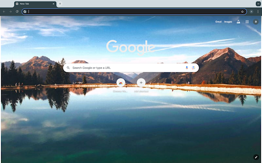 lake surface and mountains  from Chrome web store to be run with OffiDocs Chromium online