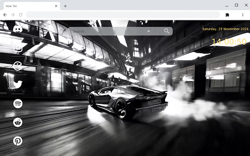 Lamborghini Street Drifting Live Wallpaper  from Chrome web store to be run with OffiDocs Chromium online
