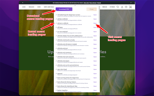 Landify  from Chrome web store to be run with OffiDocs Chromium online