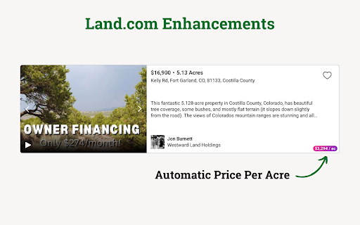 Land Insights Toolkit  from Chrome web store to be run with OffiDocs Chromium online