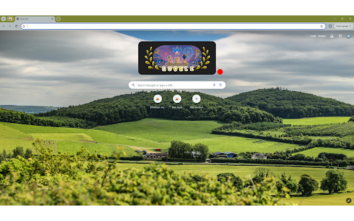 Landscape Photography of a Verdant Countryside  from Chrome web store to be run with OffiDocs Chromium online