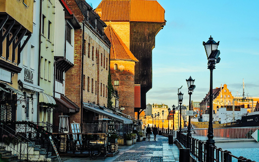 Landscape Photography of Gdansk Port  from Chrome web store to be run with OffiDocs Chromium online