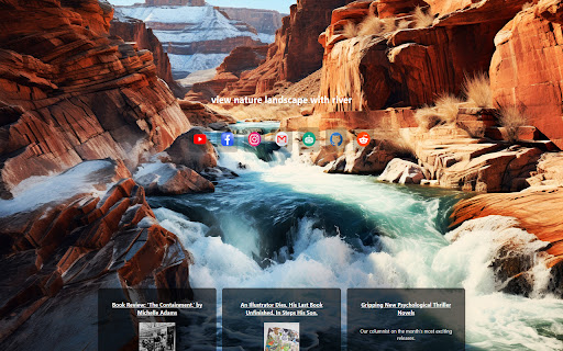 landscape river  from Chrome web store to be run with OffiDocs Chromium online
