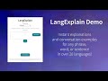 LangExplain  from Chrome web store to be run with OffiDocs Chromium online