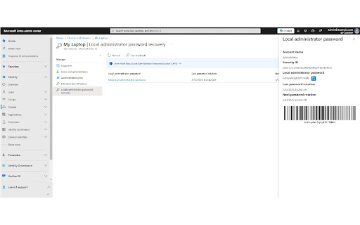 LAPS Password Barcode Generator  from Chrome web store to be run with OffiDocs Chromium online