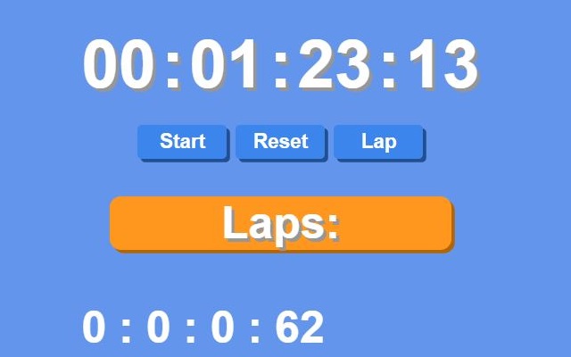 Lap Timer  from Chrome web store to be run with OffiDocs Chromium online