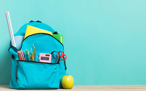 Large green backpack  from Chrome web store to be run with OffiDocs Chromium online