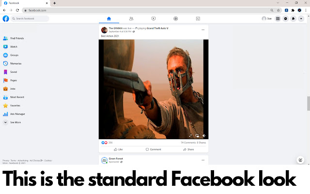 Launcher for Facebook™  from Chrome web store to be run with OffiDocs Chromium online