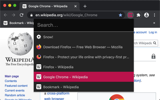 LaunchTile  from Chrome web store to be run with OffiDocs Chromium online