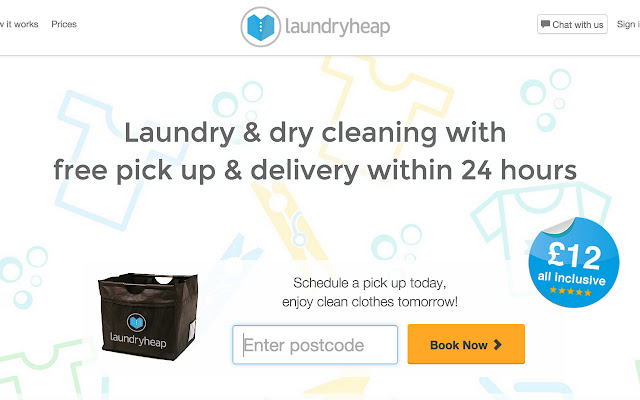 Laundryheap dari toko web Chrome untuk dijalankan dengan OffiDocs Chromium online
