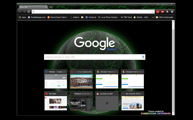 LavaChrome Green  from Chrome web store to be run with OffiDocs Chromium online