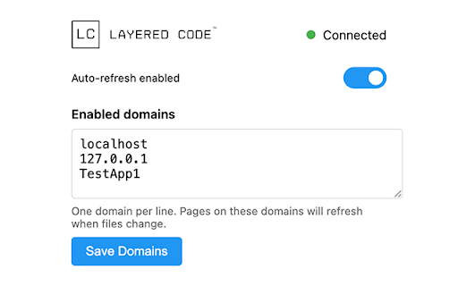 Layered Code  from Chrome web store to be run with OffiDocs Chromium online