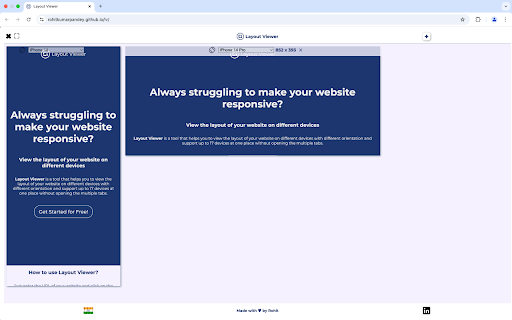 Layout Viewer  from Chrome web store to be run with OffiDocs Chromium online