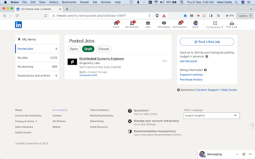 LBD: Download Resumes in Bulk from Linkedin™  from Chrome web store to be run with OffiDocs Chromium online
