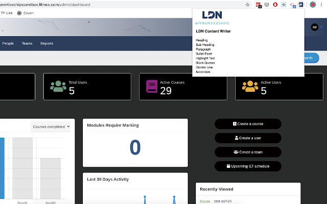 LDN Content Creator  from Chrome web store to be run with OffiDocs Chromium online