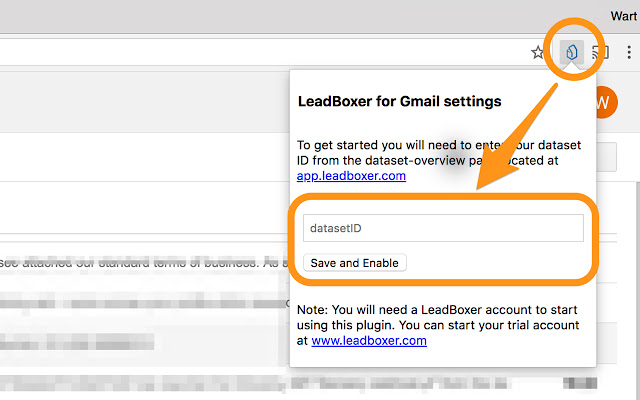 LeadBoxer para Gmail da Chrome Web Store para ser executado com OffiDocs Chromium online