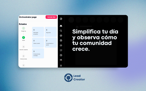 Lead Creator  from Chrome web store to be run with OffiDocs Chromium online