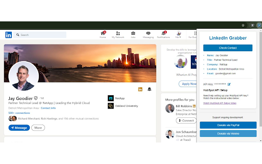 LeadFlow  from Chrome web store to be run with OffiDocs Chromium online