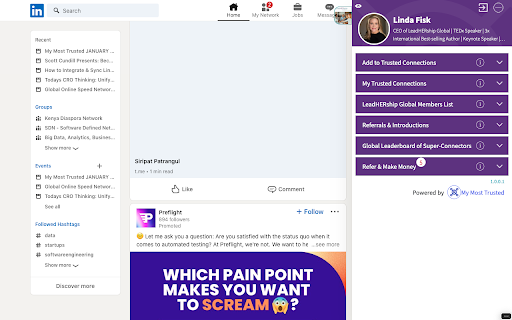 LeadHERship Global  from Chrome web store to be run with OffiDocs Chromium online