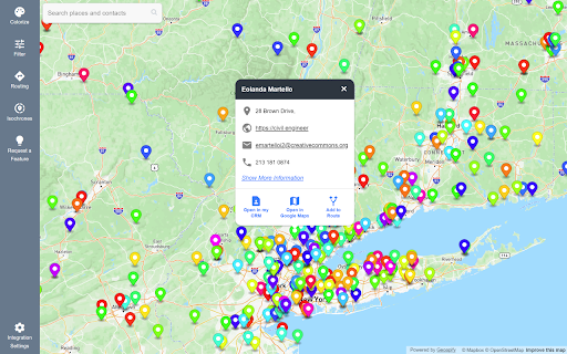Lead Mapper  from Chrome web store to be run with OffiDocs Chromium online