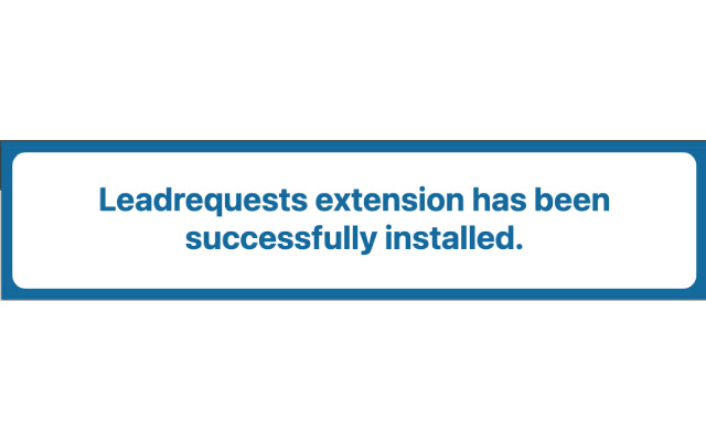 Leadrequests  from Chrome web store to be run with OffiDocs Chromium online