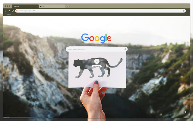 Leaf leopard hand  from Chrome web store to be run with OffiDocs Chromium online