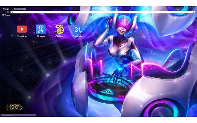 League of Legends DJ Sona 1920x1080  from Chrome web store to be run with OffiDocs Chromium online