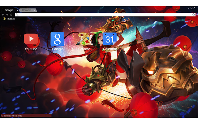 League of Legends Firecracker Jinx 1366x768  from Chrome web store to be run with OffiDocs Chromium online