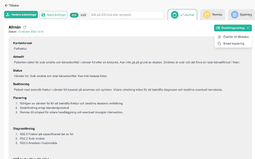 Leapscribe  from Chrome web store to be run with OffiDocs Chromium online