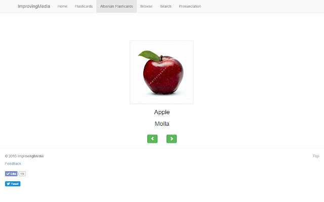 Learn Albanian with Albanian Flashcards  from Chrome web store to be run with OffiDocs Chromium online