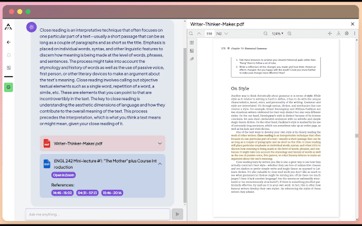 Learnly  from Chrome web store to be run with OffiDocs Chromium online