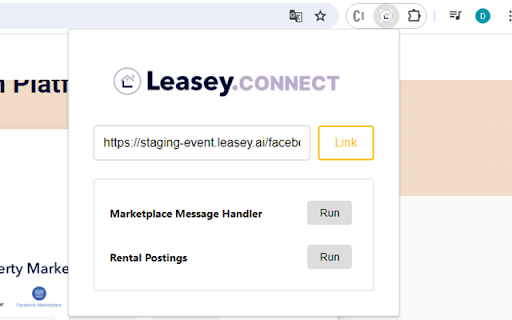 Leasey Connect  from Chrome web store to be run with OffiDocs Chromium online