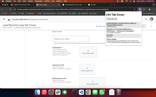 Least Recently Used Tab Closer  from Chrome web store to be run with OffiDocs Chromium online