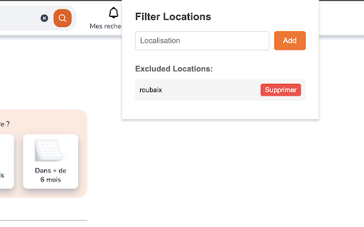 Leboncoin filtre  from Chrome web store to be run with OffiDocs Chromium online