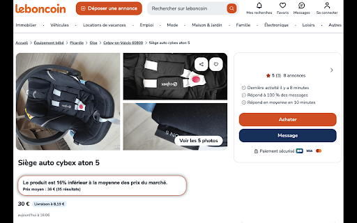 Leboncoin Juste Prix  from Chrome web store to be run with OffiDocs Chromium online