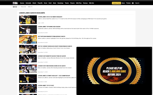 Lebron Corner  from Chrome web store to be run with OffiDocs Chromium online