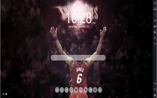 LeBron James MeaVana  from Chrome web store to be run with OffiDocs Chromium online