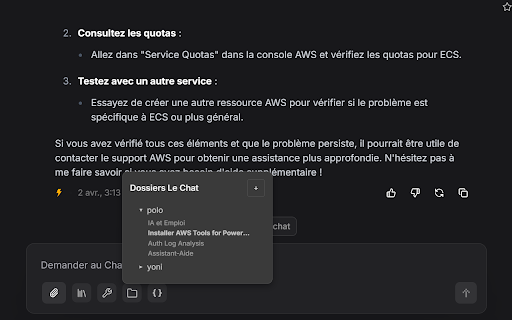 Le Chat+  from Chrome web store to be run with OffiDocs Chromium online