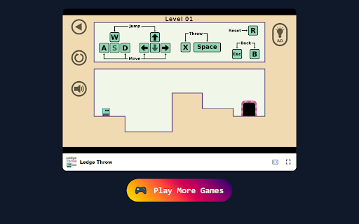 Ledge Throw Game Master the Art of Platform Creation!  from Chrome web store to be run with OffiDocs Chromium online
