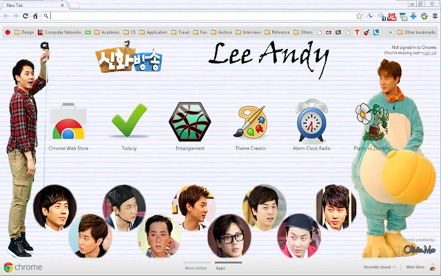 Lee Andy Shinhwa Broadcast  from Chrome web store to be run with OffiDocs Chromium online
