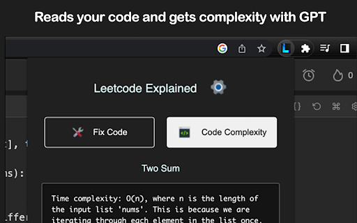 Leetcode Explained  from Chrome web store to be run with OffiDocs Chromium online