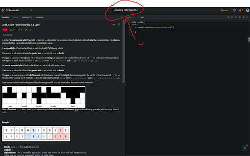 LeetCode GameRoom  from Chrome web store to be run with OffiDocs Chromium online