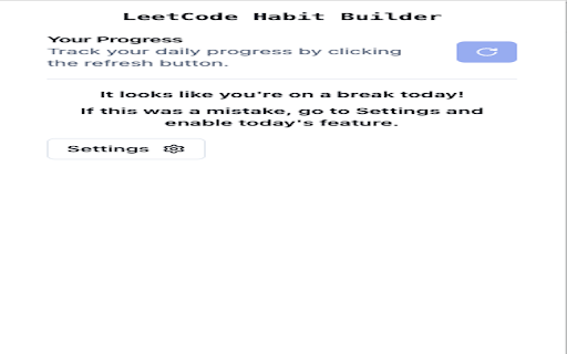 LeetCode Habit Builder  from Chrome web store to be run with OffiDocs Chromium online