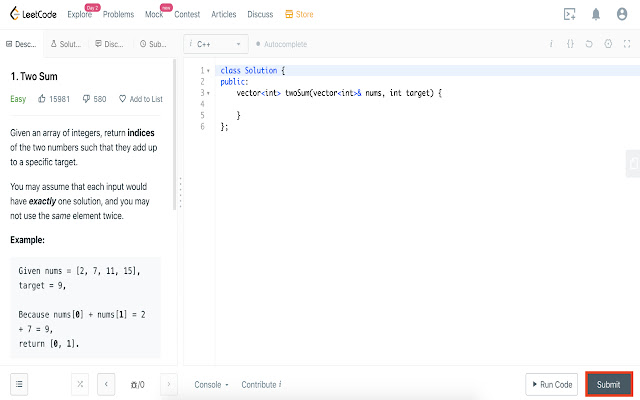 LeetCode Submitter  from Chrome web store to be run with OffiDocs Chromium online