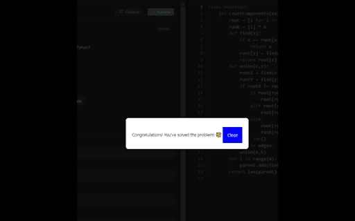 Leetcode torture  from Chrome web store to be run with OffiDocs Chromium online