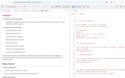 LeetGuide AI  from Chrome web store to be run with OffiDocs Chromium online