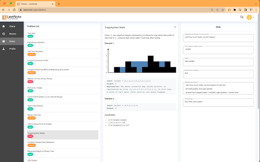 LeetNote  from Chrome web store to be run with OffiDocs Chromium online