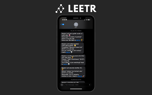 Leetr  from Chrome web store to be run with OffiDocs Chromium online